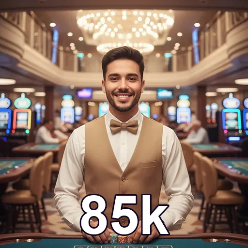 Gestão de conta e saques mobile na 85k